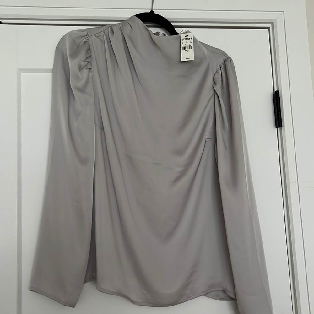 Express NWT satin blouse
